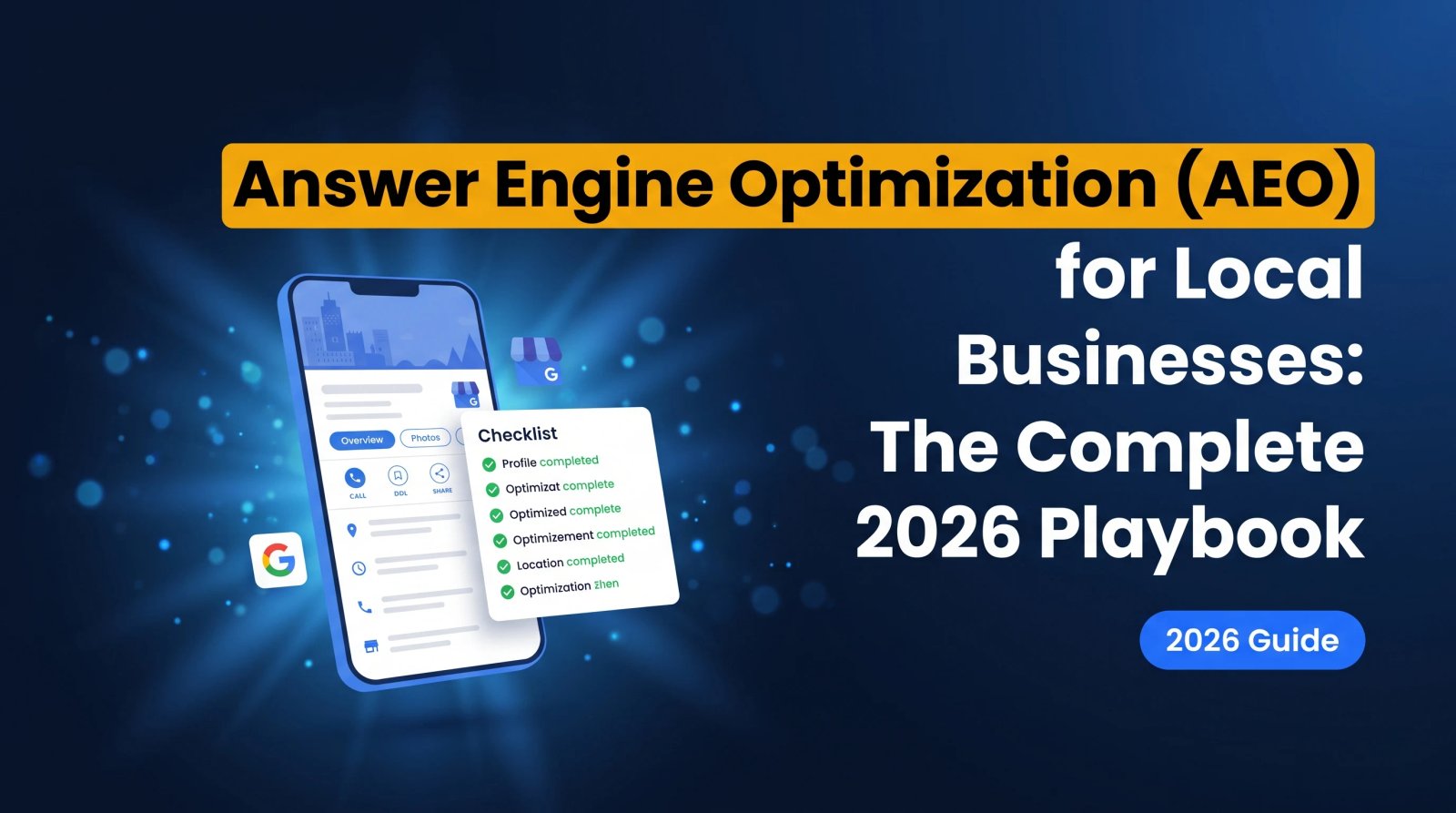 Answer Engine Optimization (AEO) for Local Businesses: The Complete 2026 Playbook