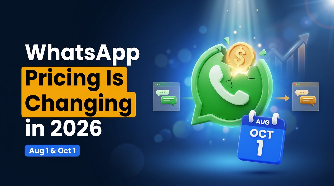 WhatsApp Business Pricing Changes 2026: What Aug 1 & Oct 1 Mean